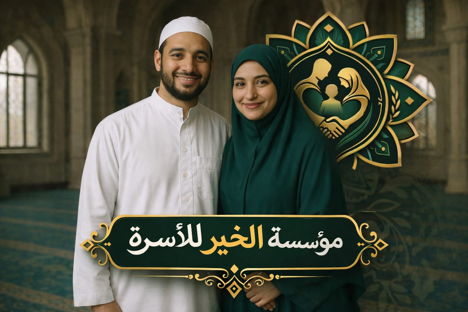 Happy Muslim couple 1